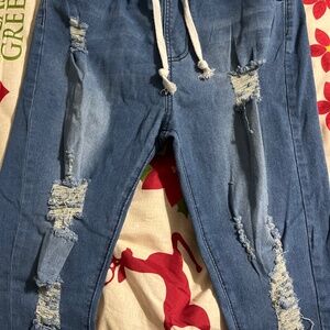 Distressed Jeans